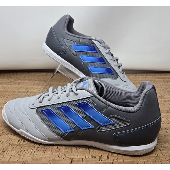 ADIDAS Shoes Mens 11 SUPER SALA 2 INDOOR SOCCER FUTSAL Gray Sneakers - Picture 5 of 9